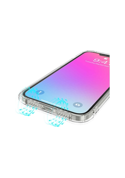 Kajsa Apple Uyumlu iPhone 13 Pro Kılıf Kajsa Transparent Kapak ZORE-219846