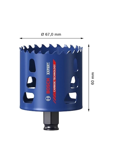 Bosch Expert Tough Material Delik Açma Testeresi 67 x 60 mm -2608900432