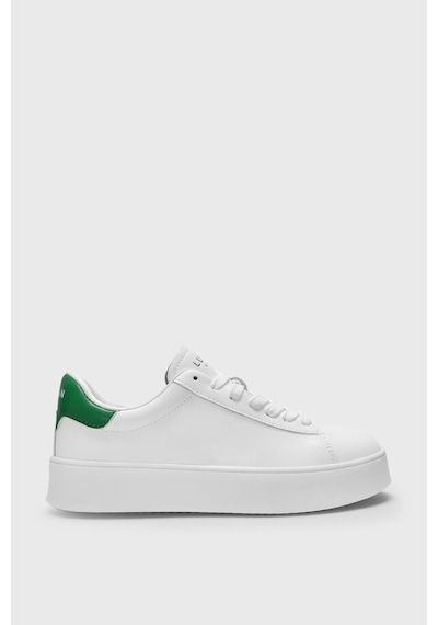 Lufian 121230053 Adel Beyaz-yeşil Kadın Günlük Sneaker Beyaz - Yeşil