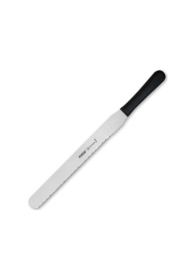 Pirge Creme Pasta Bıçağı Dişli 30 Cm Siyah - 71192 Diğer