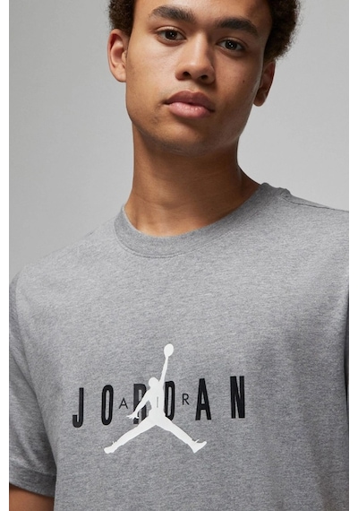 Nike Jordan Air Stretch Short Sleeve Tee Mens T-shirt Erkek Günlük Tişört Gri