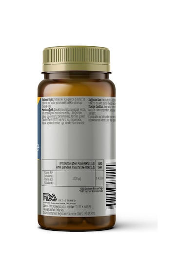 Talya Vitamin B12 İçeren Takviye Edici Gıda 1000 Mg 60 Tablet