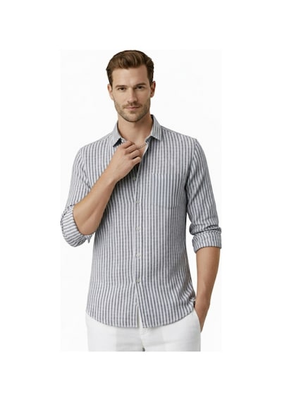 Deepsea Gri Slim Fit %100 Pamuk Çizgili Erkek Gömlek Cepli Yazlık Yeni Sezon Gömlek 2602627 Gri Deepsea Gri Slim Fit %100 Pamuk Çizgili Erkek Gömlek Cepli Yazlık Yeni Sezon Gömlek 2602627 Gri