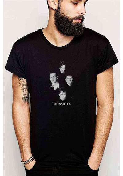 The Smiths Sound Baskılı Siyah Erkek Tshirt