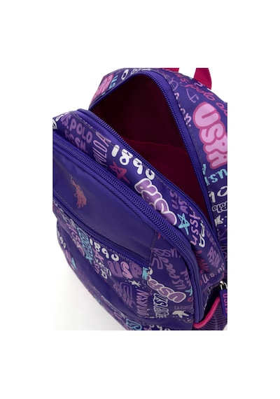U.s. Polo Assn. Kız Çocuk Mor Okul Çantası 50315135-vr038 Mor