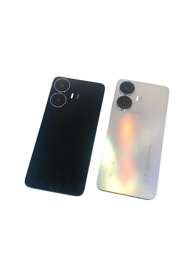 Realme C55 Kasa Arka Kapak Pil Kapağı Siyah