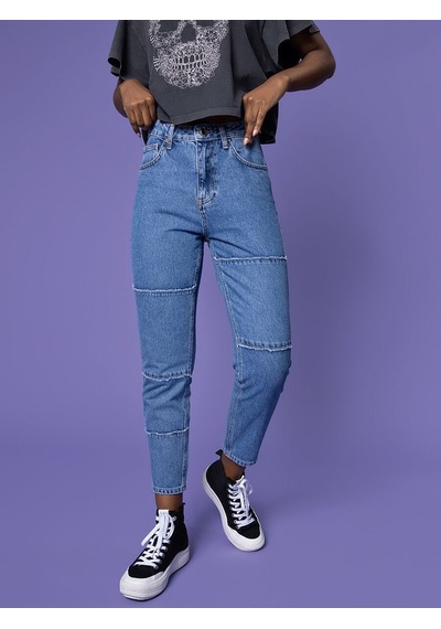 LOFT Mom Regular Fit Kadın Pantolon Lf2032589 Q1.v1 Denim