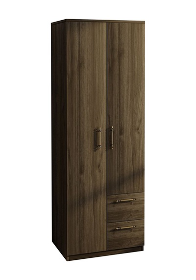 Merlin 2 Kapaklı, Çekmeceli Gardırop, Yatak Odası Dolap, Elbise Dolabı İstanbul Ceviz - 172 Cm / İstanbul Ceviz Merlin 2 Kapaklı, Çekmeceli Gardırop, Yatak Odası Dolap, Elbise Dolabı İstanbul Ceviz - 172 Cm / İstanbul Ceviz
