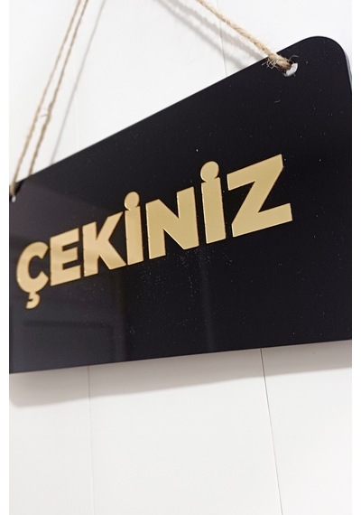 Kl-itnc52 - Cam Kapılar İçin İtiniz Çekiniz Tabelası 20 10 Cm
