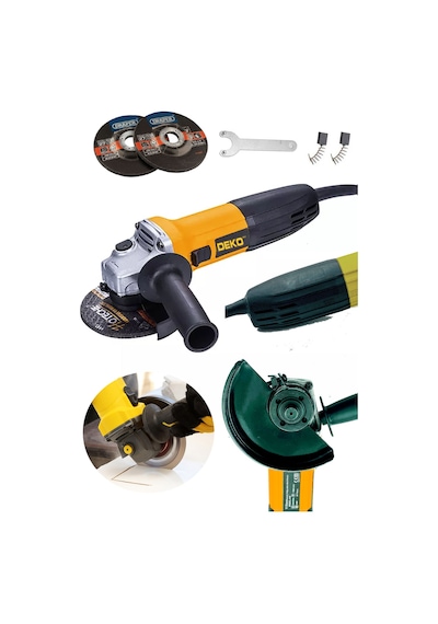 Deko Turkey 125 MM Spiral Avuç Içi Kesme Ve Taşlama Makinası 4500W