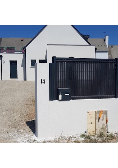Panel Tel Çit Kaplama Pvc Düz Model