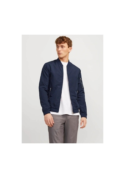 Jack & Jones Jack&jones 12165203 Jjerush Bomber Noos Navy Blazer Erkek Ceket Lacivert