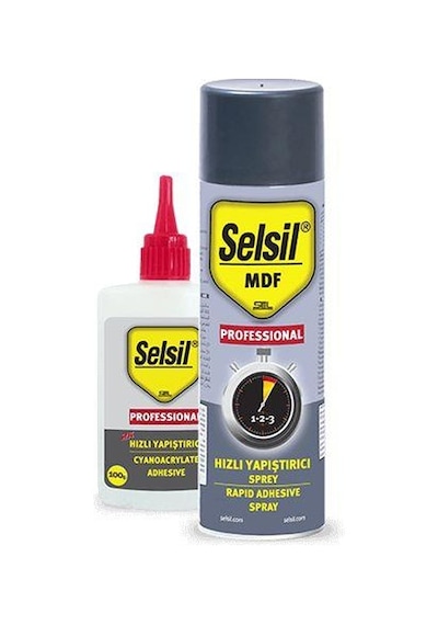 Selsil Hızlı Yapıştırıcı 50G+200Ml Mdf Kit