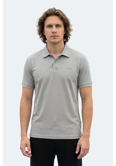 Slazenger Zodıacs Erkek Polo Yaka Gri Tişört