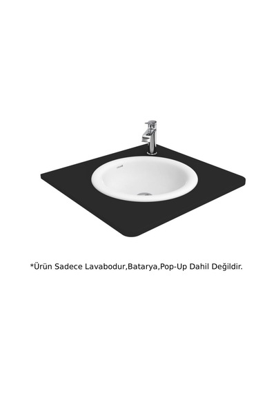 Creavit BO045 Bolla Gömme Tezgah Üstü Lavabo Beyaz 45 CM