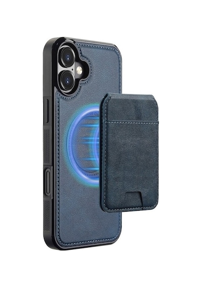 Teleplus Apple Uyumlu iPhone 17 Kılıf Capella L3 Serisi Mıknatıslı Kartlıklı 2-1 Kapak