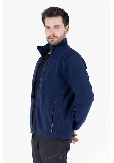 Owl Polar Ceket Tam Fermuarlı 3 Cepli Lacivert