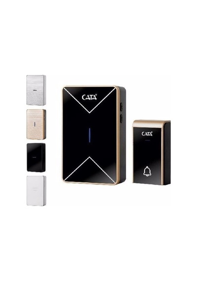 Cara Lüx Model Led Işıklı Kablosuz Uzaktan Kumandalı Kapı Zili Beyaz Ct-104 Diğer