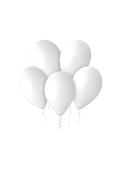 Vagon Balon 12 30cm 100lü Beyaz Çok Renkli