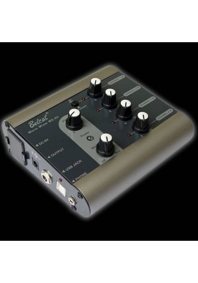 Belcat Mx-4u 4 Kanal Usb 'li Micro Mikser