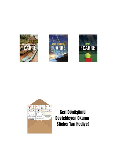 Gizemli Melodi + Gece Müdürü + Hain + Okuma Sticker'ları