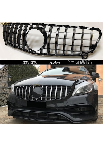 Mercedes W176 A Serisi Gtr Ön Panjur Izgara 2016-2018 Arası