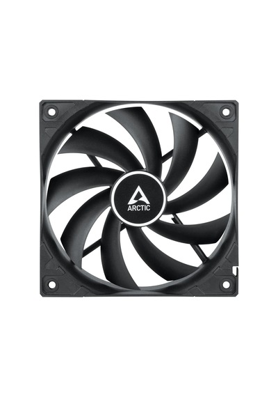 F12 - Pc Fanı, 120 Mm Standart Kasa Fanı, Sessiz Fan, Standart Gövdeli Kasa Fanı, İtme Veya Çekme Yapılandırması Mümkün, 1350 Rpm - Siyah