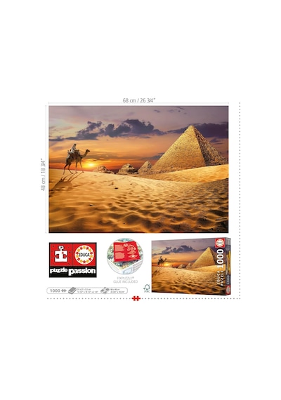 Educa 1000 Parça Çöldeki Deve - 19643 - Camel In The Desert