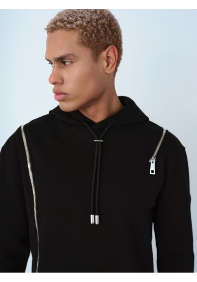 LOFT Relax Fit Erkek Sweatshirt Lf2038261 Q1.v1 Siyah