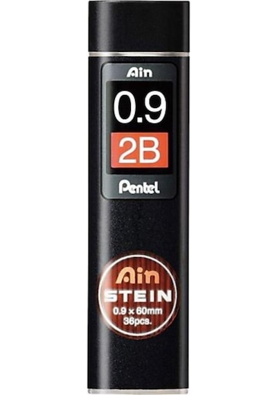 Pentel 2B Hi-Polymer Stein 0.9 MM 36'lı Tüp Uç