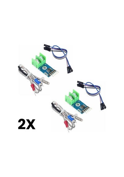2 Adet Max6675 K Tipi Termokupl Sıcaklık Sensör Modülü Spı Arduino Esp32 Stm32 Uyumlu