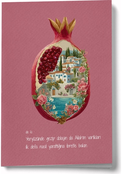 Yeryüzünde Dolaşın A6 Çizgili Mini Defter Not Defteri Çok Renkli