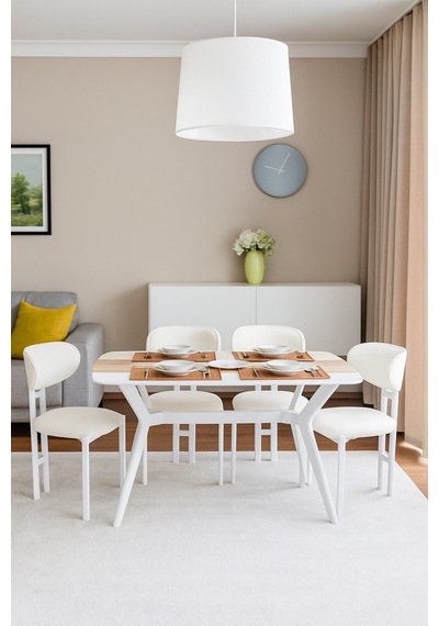 Dfy104 140x80 Mdf Mutfak Masası Modern Dikdörtgen Dekoratif Şık Yemek Masası 4-6 Kişilik Sabit Masa Beyaz Dfy104 140x80 Mdf Mutfak Masası Modern Dikdörtgen Dekoratif Şık Yemek Masası 4-6 Kişilik Sabit Masa Beyaz