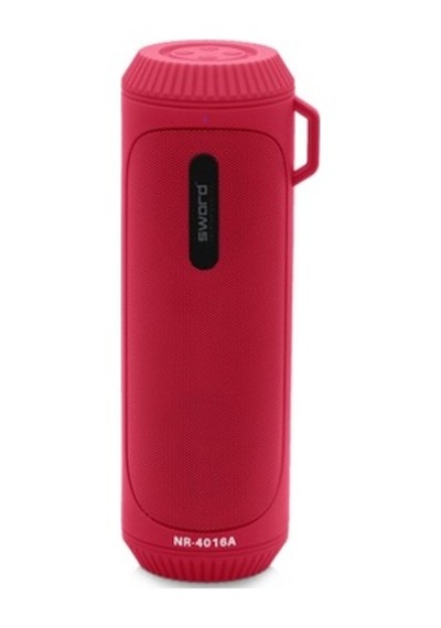 Sword Led Fenerli Outdoor Bluetooth Hoparlör Red