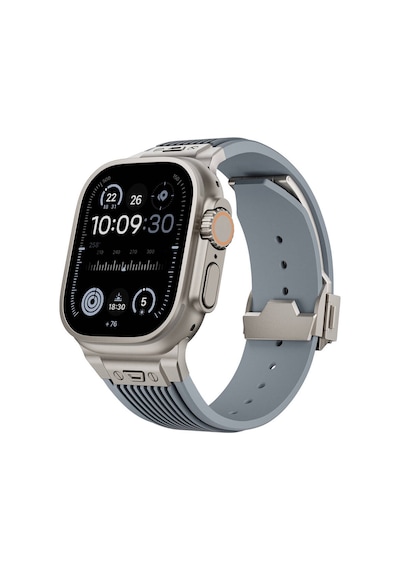 Apple Uyumlu Watch 44mm Zore Krd-113 Spor Görünümlü Silikon Kordon