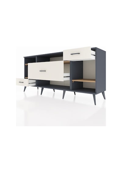 Hyperion Konsol 4 Raflı 3 Çekmeceli 176x44x83 Antrasit-çam/aytaşı Çam/aytaşı Hyperion Konsol 4 Raflı 3 Çekmeceli 176x44x83 Antrasit-çam/aytaşı Çam/aytaşı