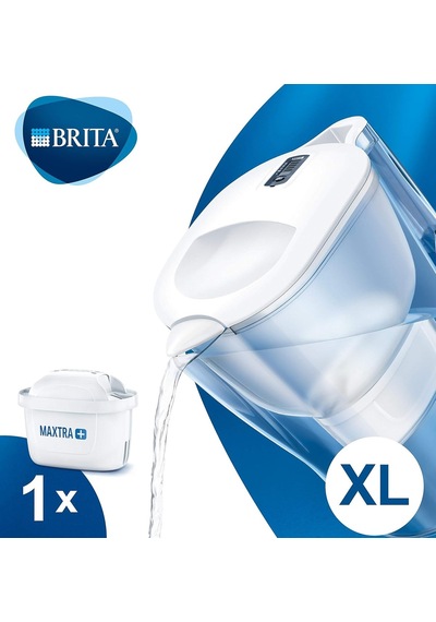 Brıta Aluna Xl Filtreli Su Arıtma Sürahisi - Beyaz Diğer