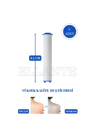 Duş Başlığı Filtresi - Kireç Pas Tortu Engelleyici Filtre 1 Adet Çok Renkli
