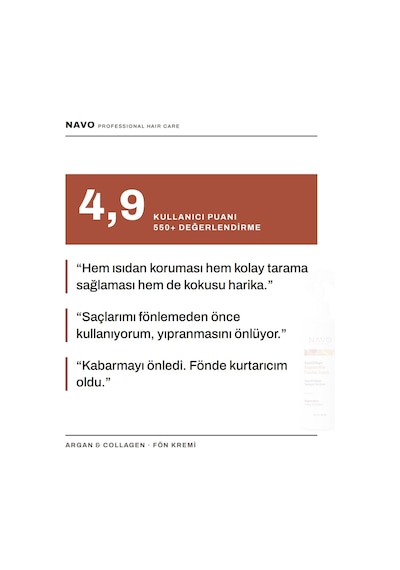 Isıya Ve Güneşe Karşı Koruyucu Argan & Collagen Besleyici Ve Onarıcı Sıvı Saç Kremi 250 Ml