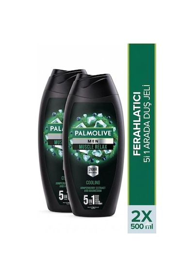 Palmolive Men 5in1 Cooling Feel Of Muscle Relax 500 Ml Erkek Duş Jeli X2 Adet Diğer