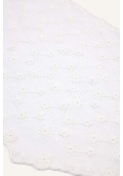 Defacto Kadın Çiçekli Beyaz Bandana H5492ax26smwt1 Beyaz-wt1