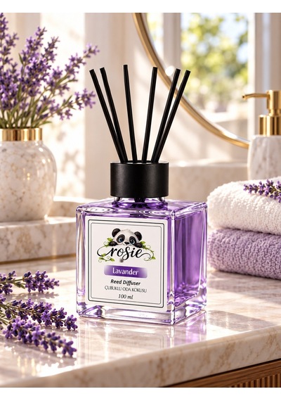Rosie Lavanta 7'li Çubuklu Oda Kokusu Seti 7 X 100 Ml Ferah Ve Huzurlu Koku
