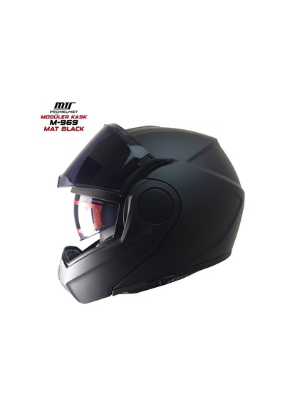Mts M-969 Matt Black Kask Renkli