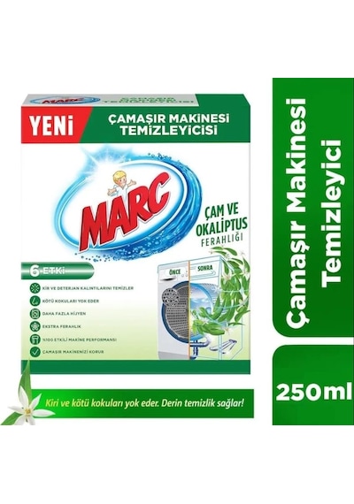 Marc Çamaşır Makinesi Temizleyici Çam ve Okaliptus Ferahlığı 250 ML