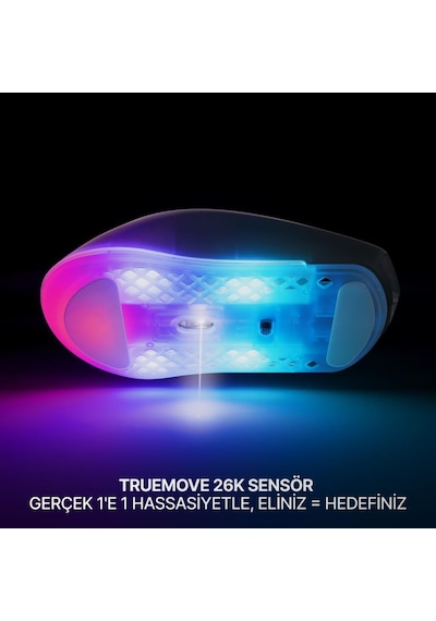 Steelseries Aerox 3 Wireless Gen 2 - Shadow 4K Kablosuz Gaming Mouse