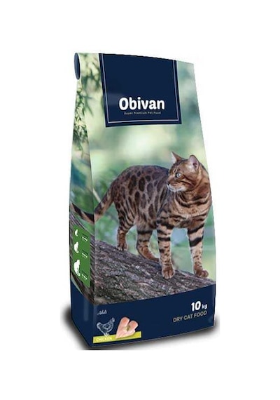Obivan Adult Cat Tavuklu Kedi Maması 10 Kg