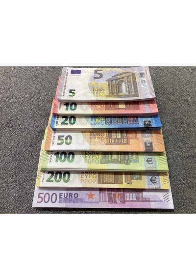 350 Adet Karışık Euro 5-10-20-50-100-200-500 Euro Geçersiz Eğlenc