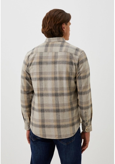 Erkek Flanel Gömlek Bej Ekose Desenli Slim Fit Düğmeli Yaka Oduncu Gömlek Ncs Jeans 7265-bej Bej Erkek Flanel Gömlek Bej Ekose Desenli Slim Fit Düğmeli Yaka Oduncu Gömlek Ncs Jeans 7265-bej Bej