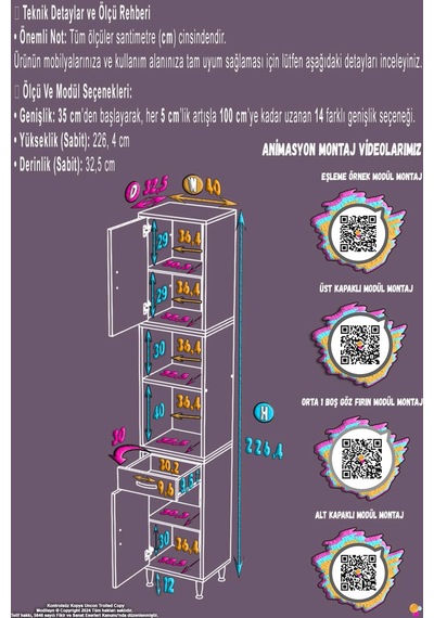 Çağıl 40 Cm Çok Amaçlı Organizer Dolap - Mutfak Kiler Banyo Antre Hobi Dolabı Beyaz 40x226x32 Cm Çağıl 40 Cm Çok Amaçlı Organizer Dolap - Mutfak Kiler Banyo Antre Hobi Dolabı Beyaz 40x226x32 Cm