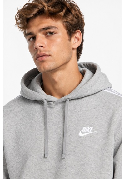 Nike Club Fleece Hoodie Track Suit Kapişonlu Pamuklu Eşofman Takımı Gri